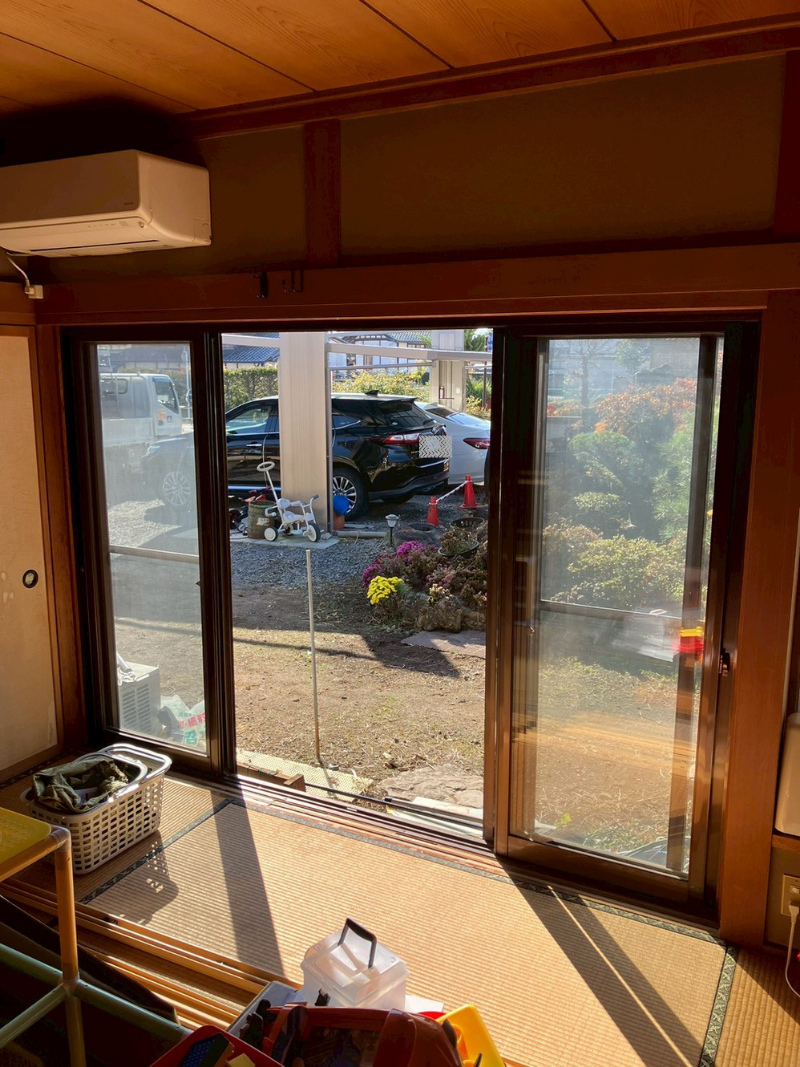 アルファトーヨー住器の【佐久市】和障子の見た目そのまま、寒さだけサヨナラ。インプラスで快適な和空間にの施工前の写真1