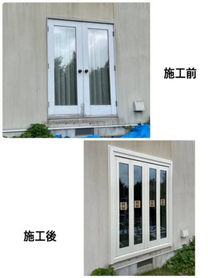 広島ガラス建材トーヨー住器のフルオープンできる解放感あるれるサッシ「　オープンウィン　フォールディングタイプ　」施工事例写真1