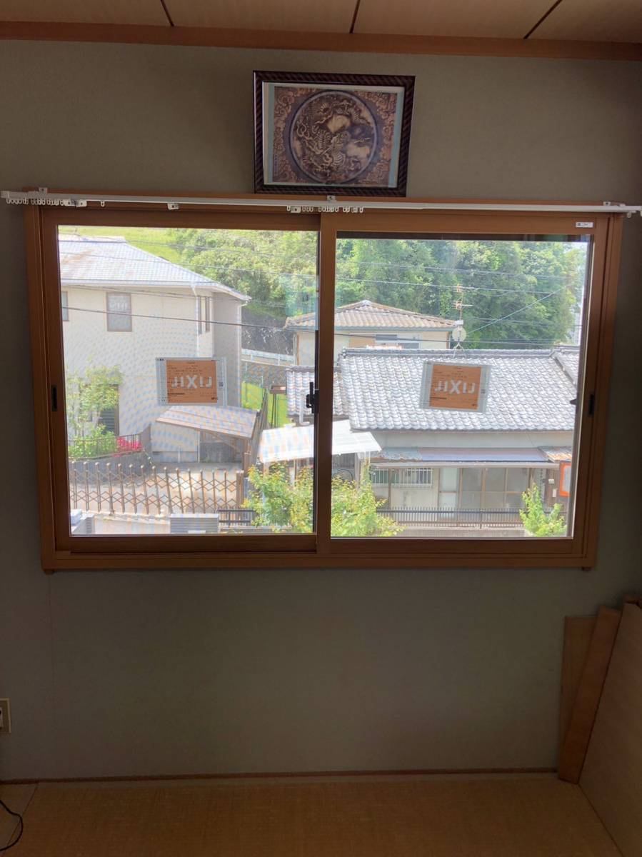 広島ガラス建材トーヨー住器の事務員自宅インプラス工事　２階両親スペース編の施工後の写真1