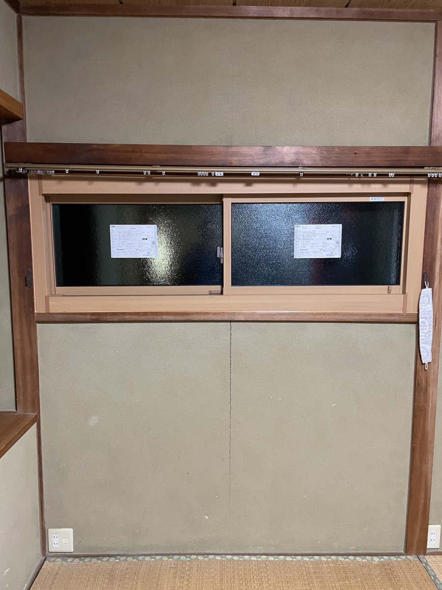 広島ガラス建材トーヨー住器のカバー工法のリプラスで窓交換の施工後の写真3