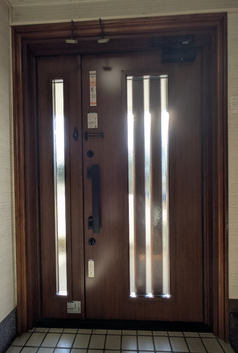 ECO plus so-yu-の木製親子ドア（ヤマハ製）のスピード取替！の施工後の写真3