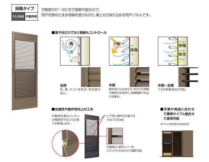 阪神北トーヨー住器の採風雨戸工事させて頂きましたの施工前の写真2