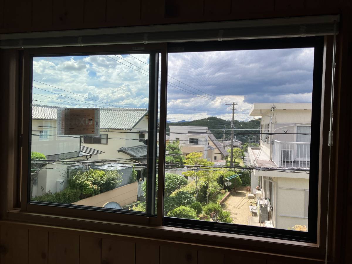 阪神北トーヨー住器のリプラス　新商品　ブリッジ枠の施工後の写真1