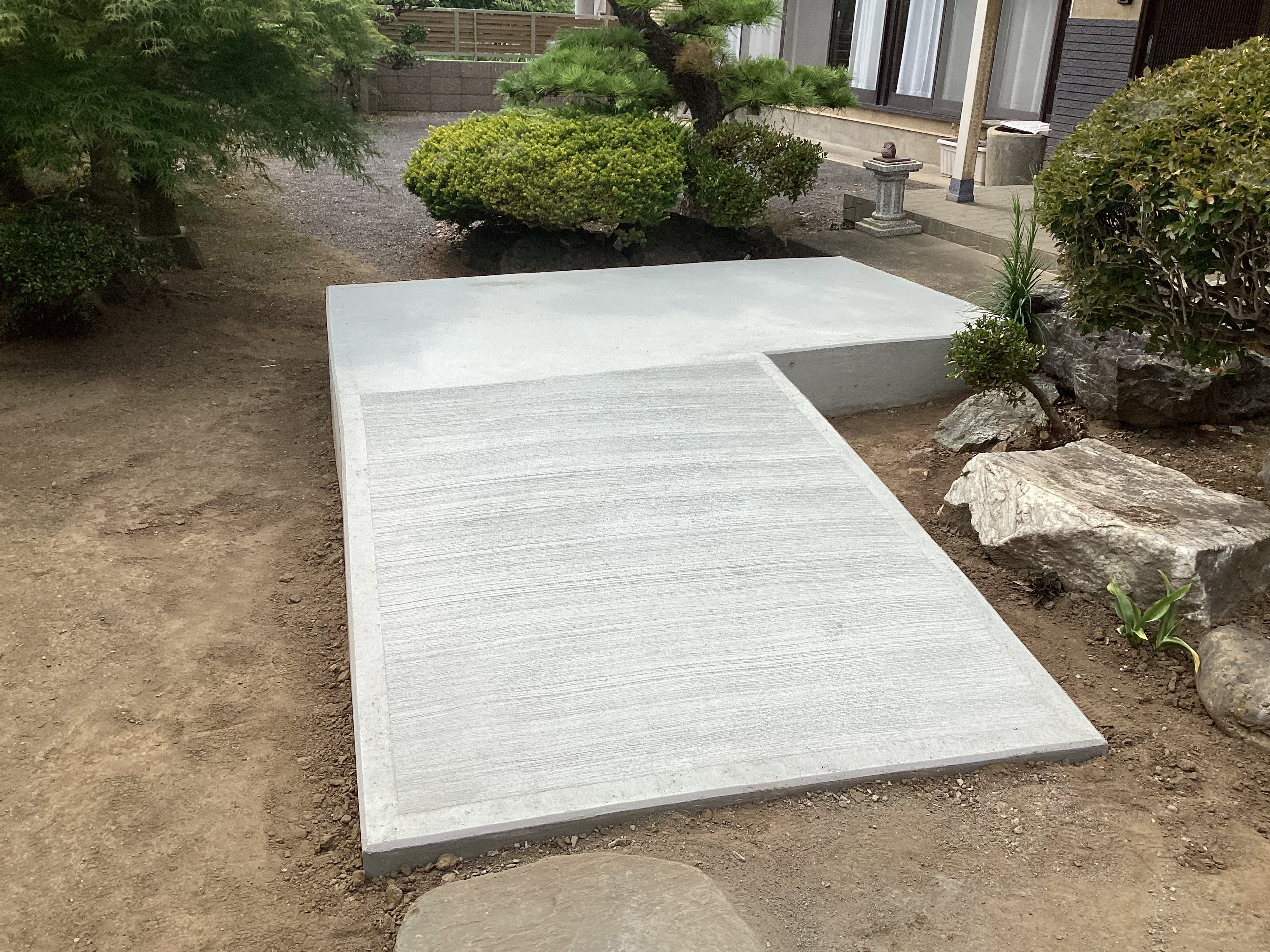 歩行補助手すりの取付工事 西幸のブログ 写真1