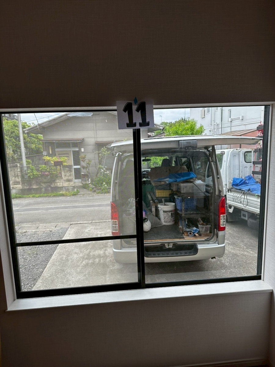 西幸の内窓取付で熱中症対策の施工前の写真2