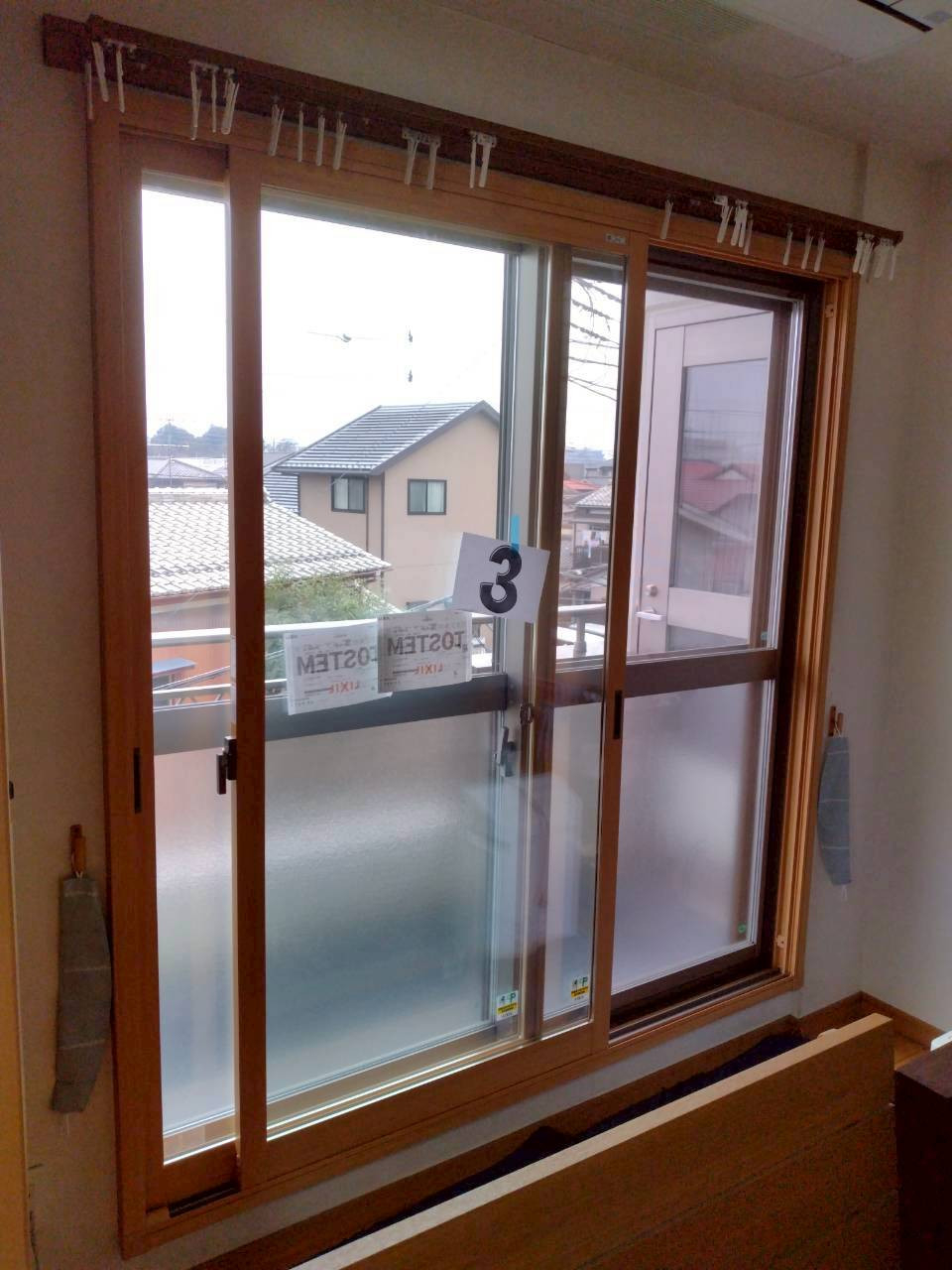 西幸のテラス窓に内窓取付工事で室内を快適にの施工後の写真1