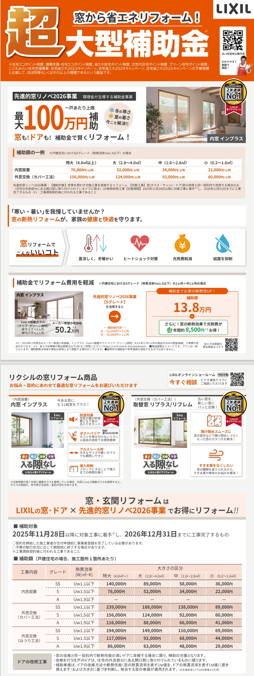 ✨2026年度も大型補助金を使ってリフォームチャンス✨ 結城ガラス店のイベントキャンペーン 写真1