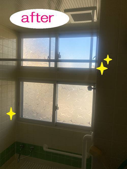 結城ガラス店の☆これからの季節に備えて、浴室内窓工事(*^▽^*)☆の施工後の写真1