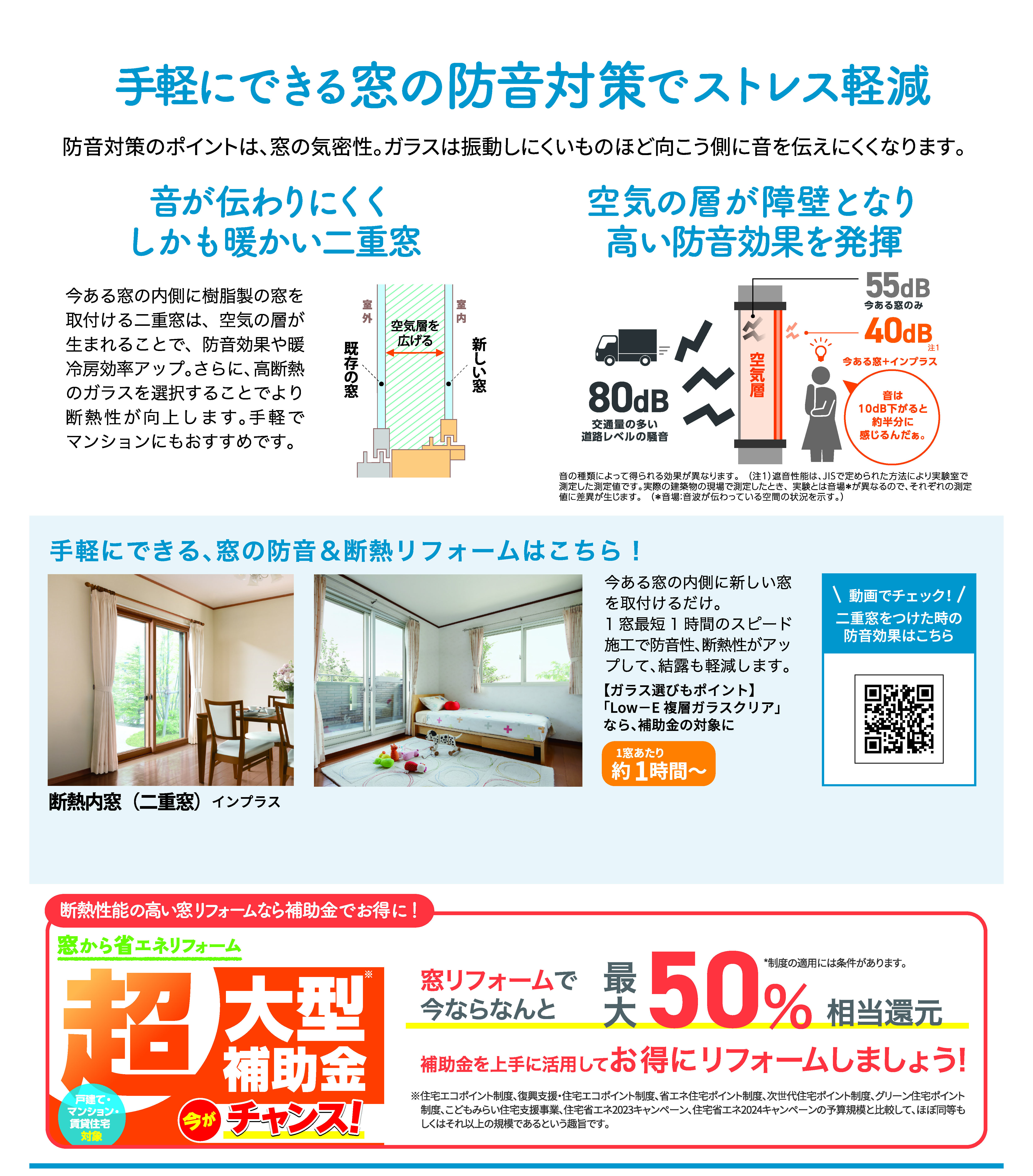 【知って得する】「すまいの健康・快適だより 4月号」毎日の騒音のお悩みも「窓」からできる防音対策！ 南横浜トーヨー住器のブログ 写真2