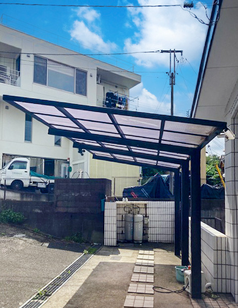 南横浜トーヨー住器の【横浜市 栄区】LIXILなら希望にぴったりのカーポートが選べる❗️要望別におすすめ商品をご紹介🚗の施工後の写真3