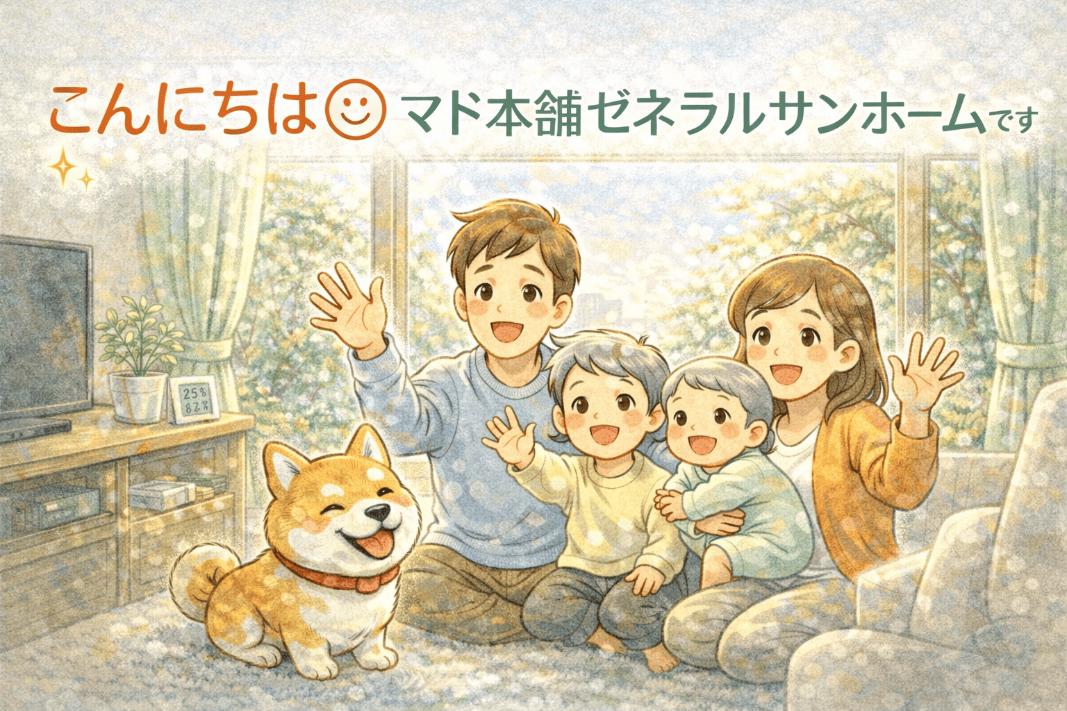 「この極寒…ペットや赤ちゃんのいるご家庭こそ“窓の寒さ対策”を考えてほしい理由」ゼネラルサンホーム ゼネラルサンホームのブログ 写真1