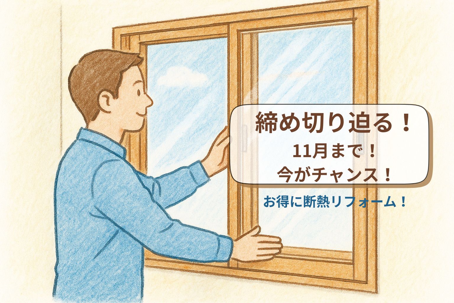 🔶11月中旬まで！〆切迫る！！【先進的窓リノベ】今ならまだ間に合うで快適リフォーム！ゼネラルサンホーム ゼネラルサンホームのイベントキャンペーン 写真1