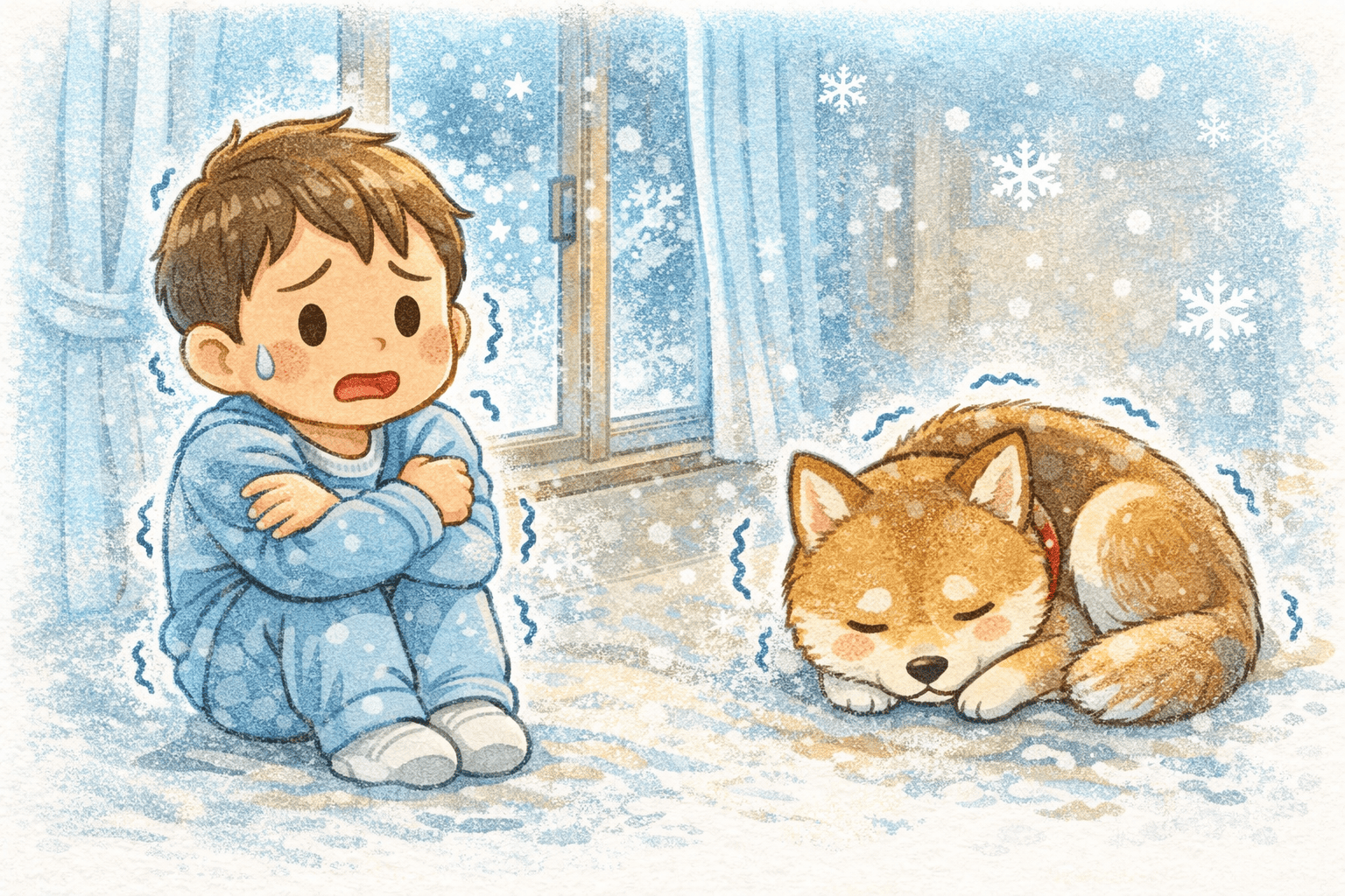 「この極寒…ペットや赤ちゃんのいるご家庭こそ“窓の寒さ対策”を考えてほしい理由」ゼネラルサンホーム ゼネラルサンホームのブログ 写真2