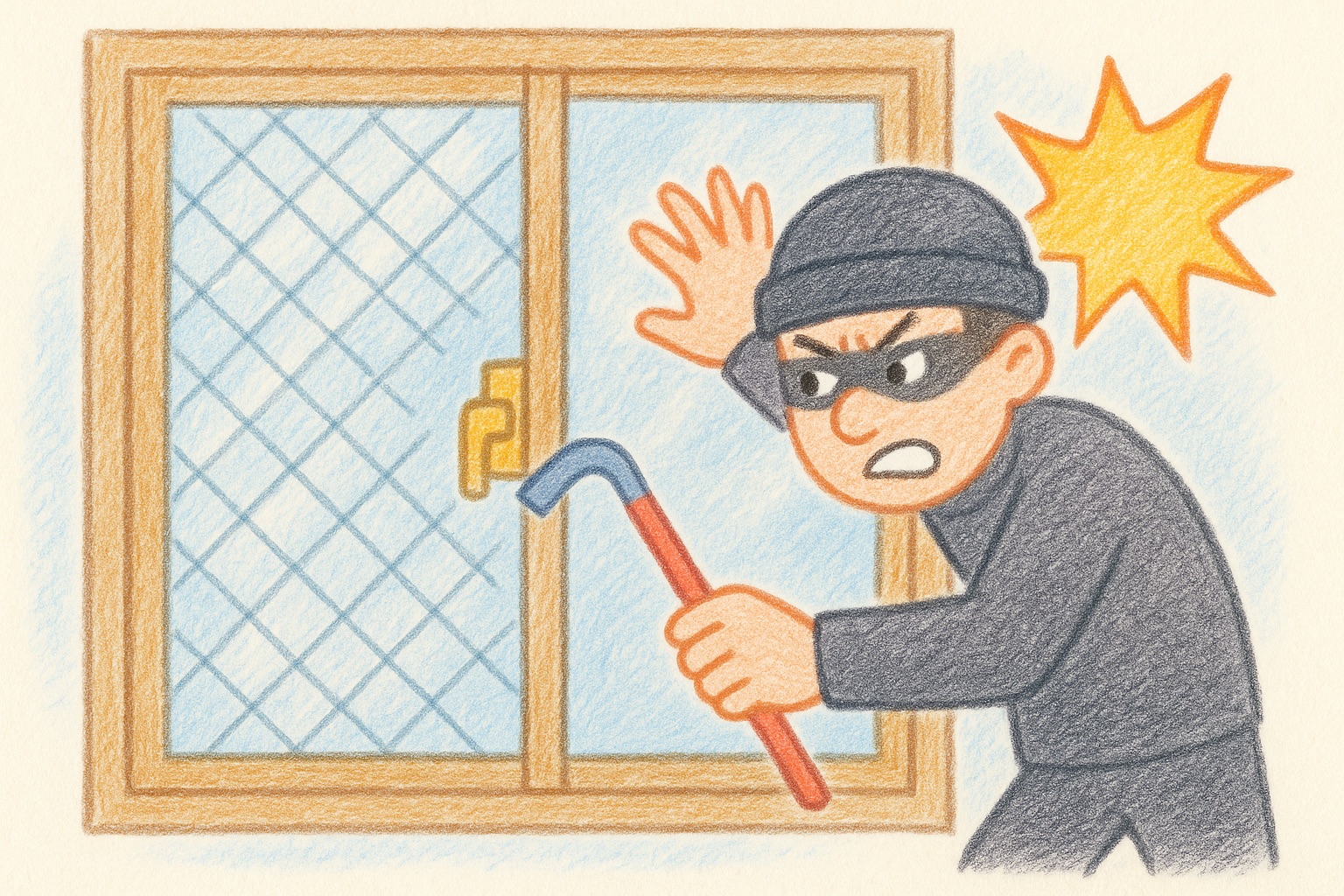 最近増えている住宅侵入のニュースから考える｜今こそ見直したい窓の防犯対策とは？【ゼネラルサンホーム】 ゼネラルサンホームのブログ 写真2