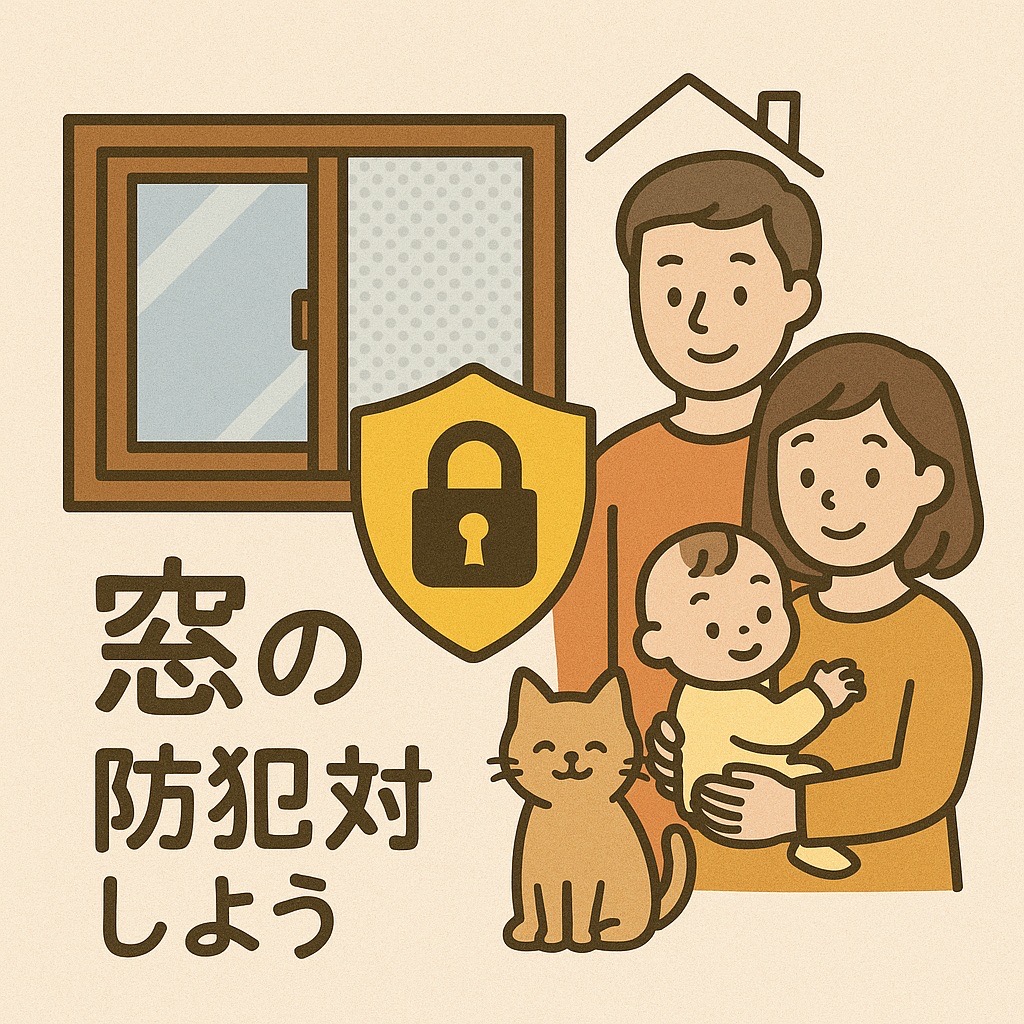 【その窓、大丈夫ですか?見直したい防犯対策】ゼネラルサンホームより☺ ゼネラルサンホームのブログ 写真2