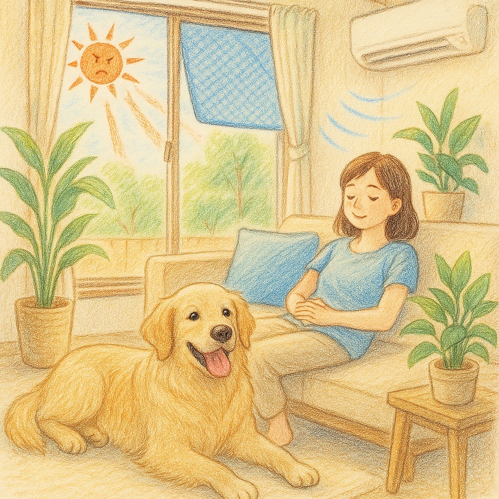 ☀連日の猛暑．．．おうち時間快適に過ごせてますか？ゼネラルサンホームより✨ ゼネラルサンホームのブログ 写真1