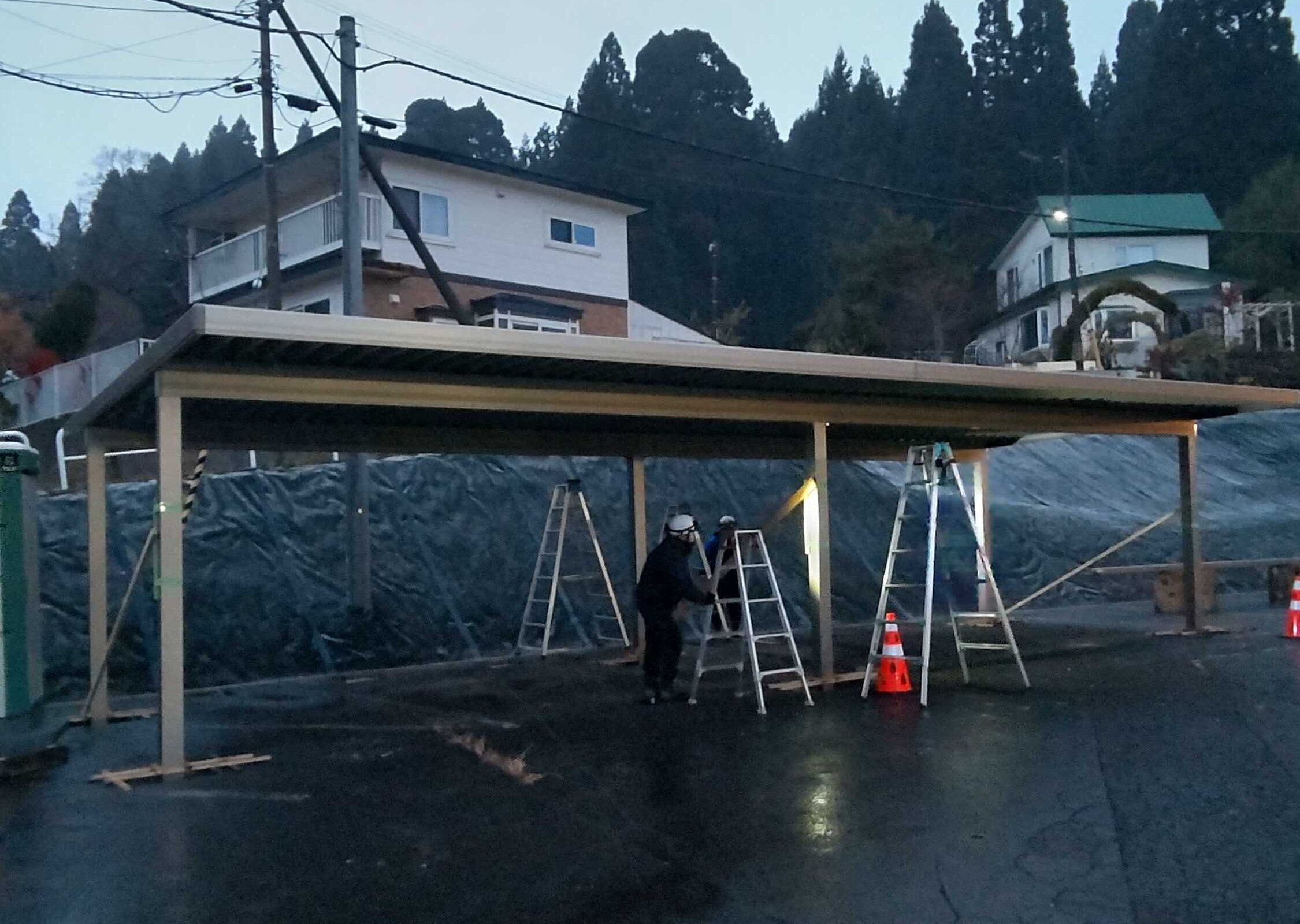 小玉硝子の快適な駐車スペースへ！カーポート施工のすすめの施工事例詳細写真8