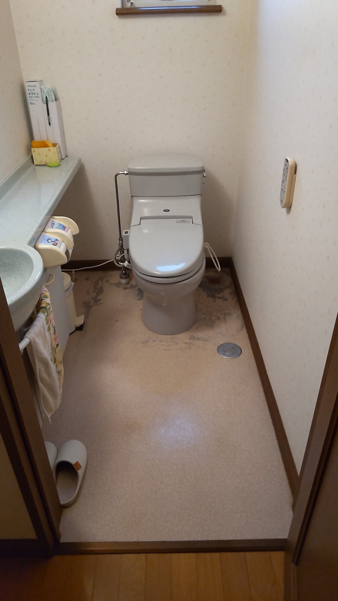小玉硝子の快適トイレリフォームで新生活!の施工前の写真1