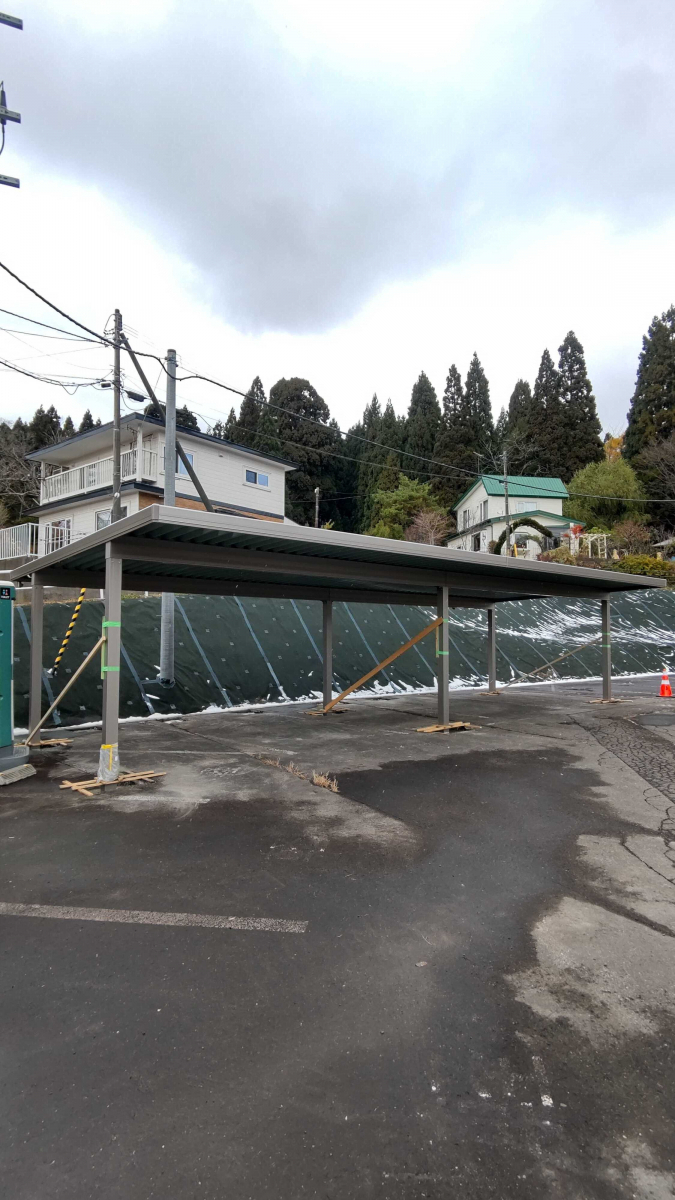 小玉硝子の快適な駐車スペースへ！カーポート施工のすすめの施工後の写真1