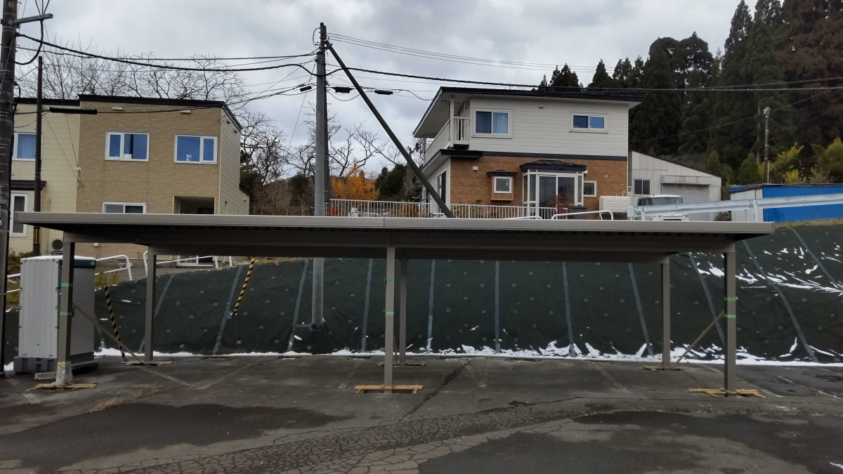 小玉硝子の快適な駐車スペースへ！カーポート施工のすすめの施工後の写真2