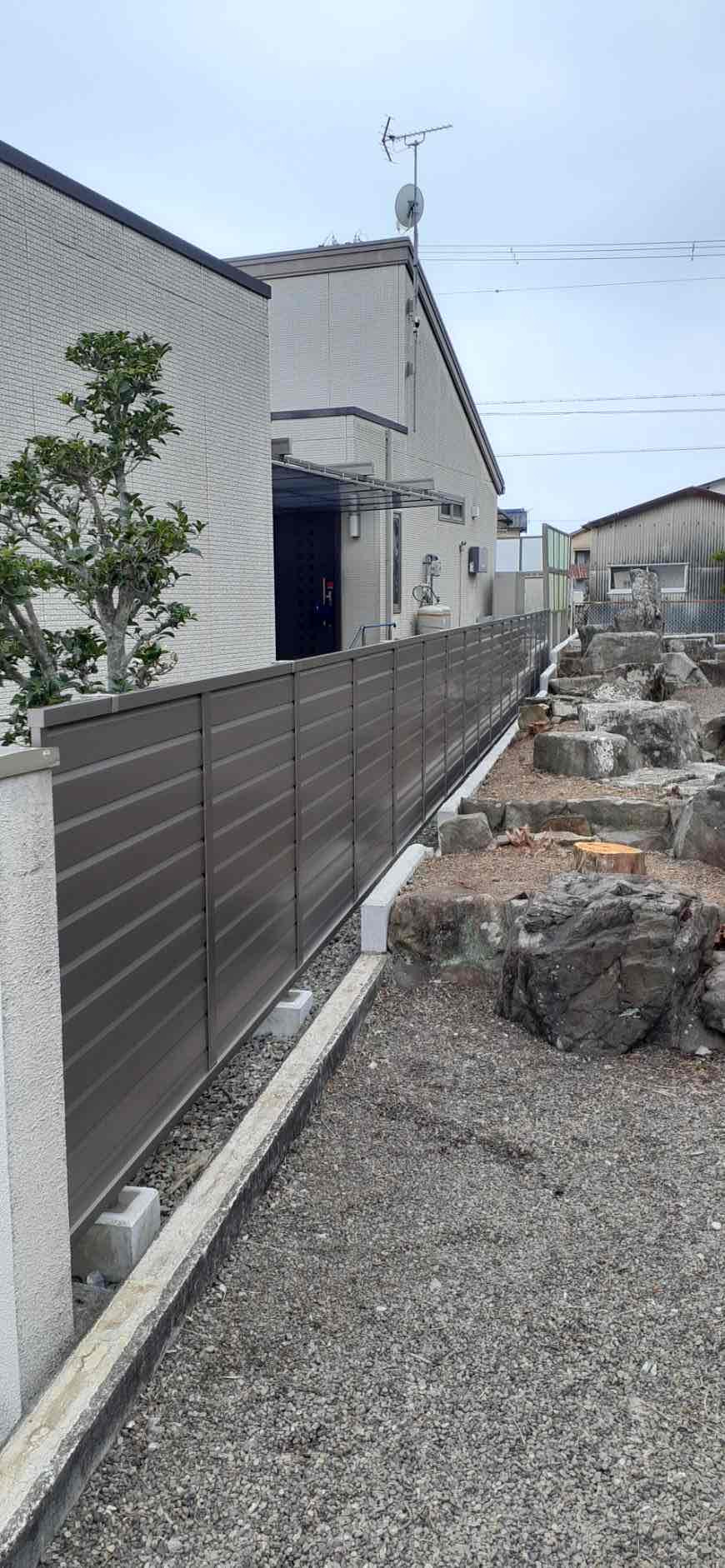 花光リフォームの売上シェアNo.1フェンスの施工後の写真1