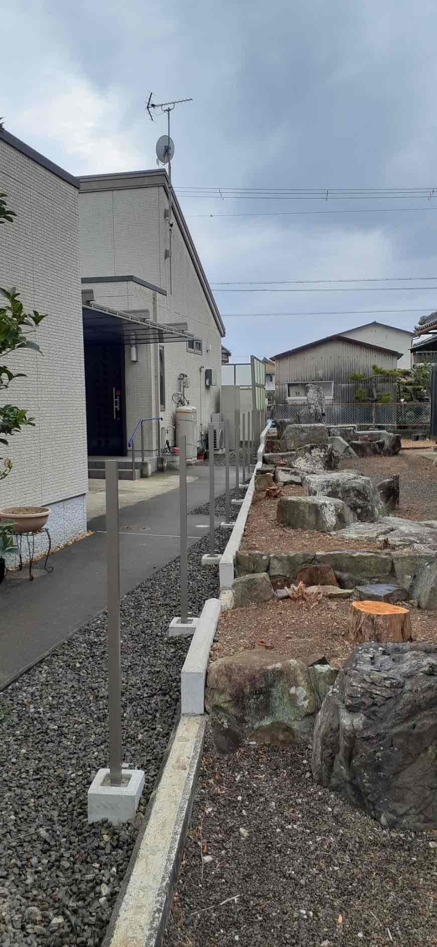 花光リフォームの売上シェアNo.1フェンスの施工前の写真2