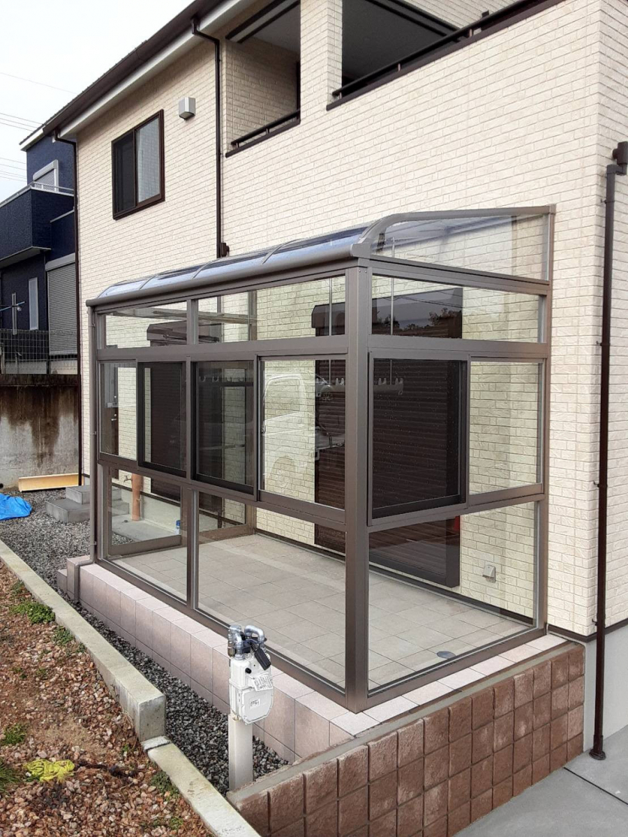 ダイワトーヨー住器のサンルーム工事の施工後の写真1