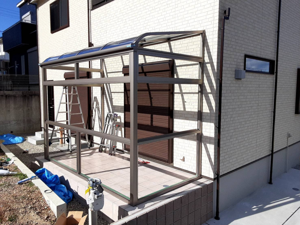 ダイワトーヨー住器のサンルーム工事の施工前の写真2
