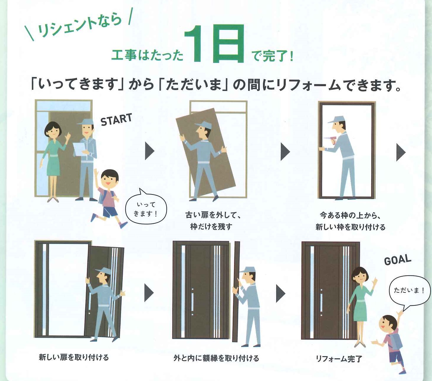 県南サッシトーヨー住器のお好みの引戸を選んで、理想のイメージの玄関にしませんか?玄関引戸ひとつで住まいの印象が変わります。の施工事例詳細写真1