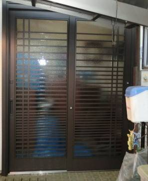 県南サッシトーヨー住器の玄関ドア　リフォームの施工後の写真1