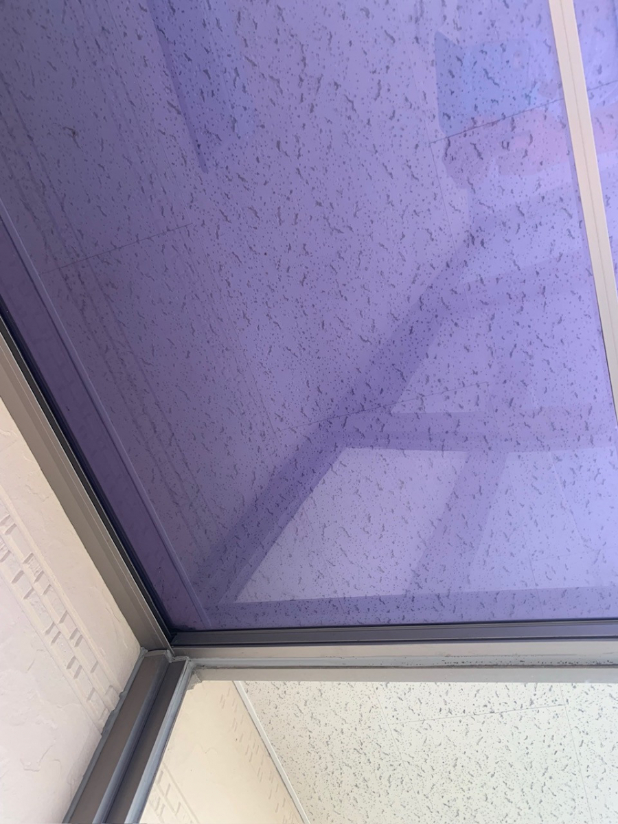 紀南トーヨー住器のポリカパネル交換の施工前の写真2