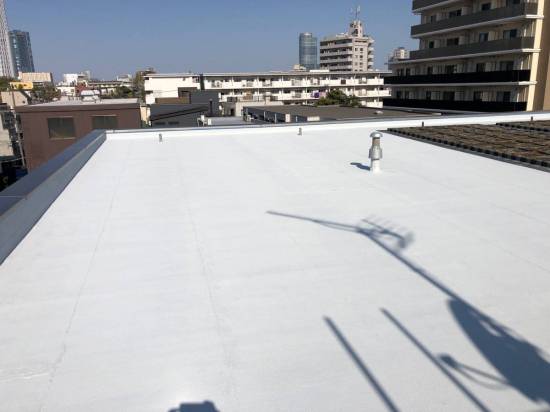 東京石原トーヨー住器の屋上防水工事施工事例写真1