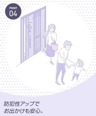 大平トーヨー住器の【栃木市】簡単リフォーム＜リシェント玄関ドア＞の施工事例詳細写真5
