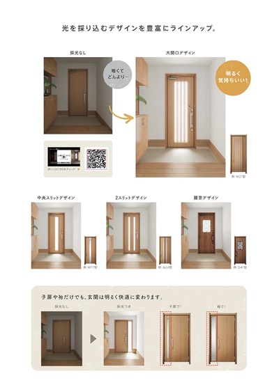 大平トーヨー住器の【小山市】簡単リフォーム＜リシェント玄関ドア＞の施工事例詳細写真7