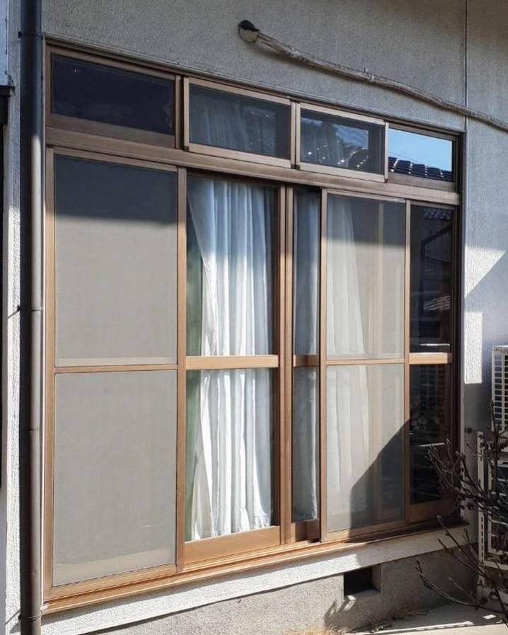 大平トーヨー住器の【後付シャッター】台風から窓を守ります！！の施工前の写真1