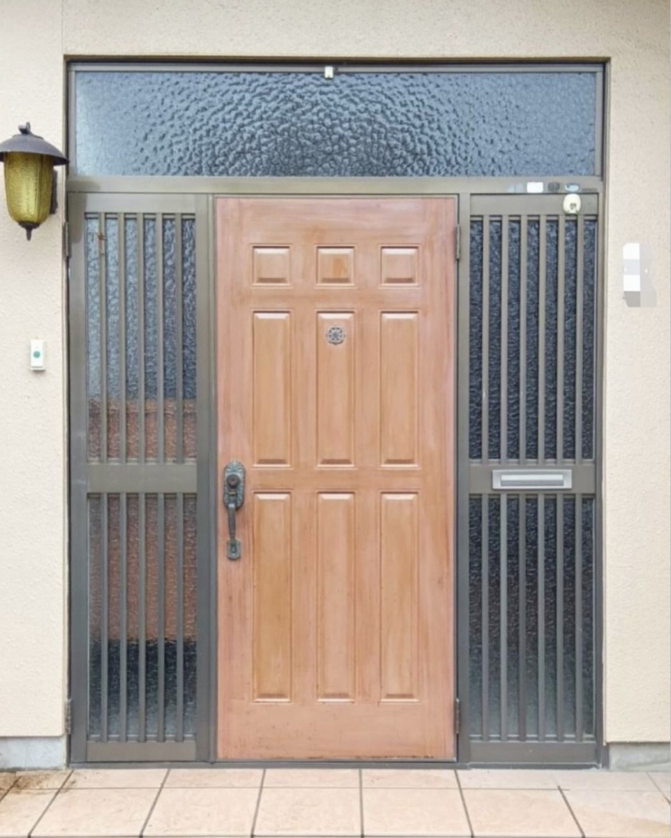 大平トーヨー住器の【佐野市】玄関ドアリフォームで快適な暮らし~の施工前の写真1