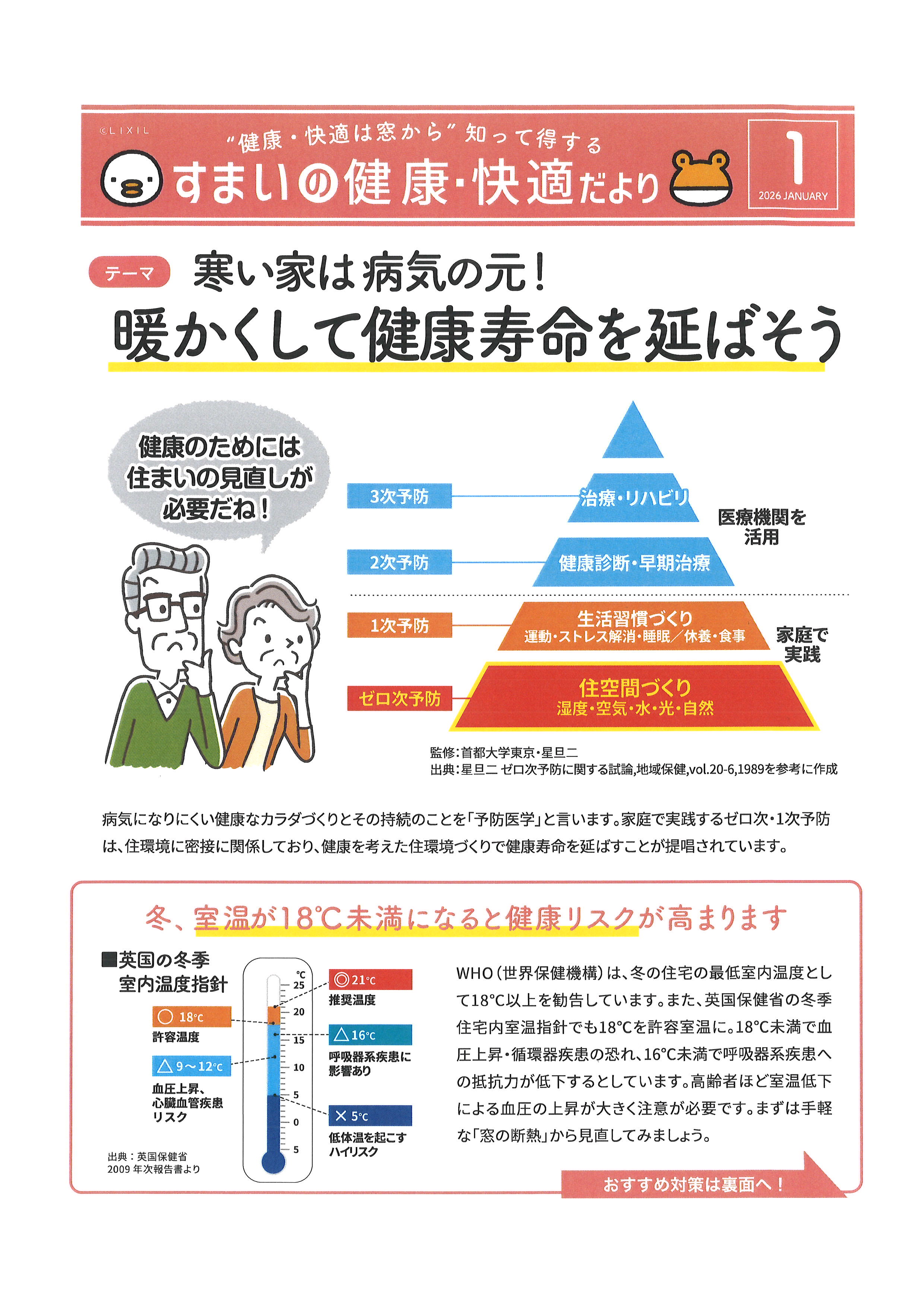 すまいの健康・快適だより　１月号 松本トーヨー住器のブログ 写真1
