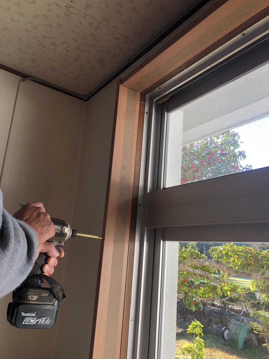 松本トーヨー住器の愛南町　内窓インプラス取付の施工前の写真3