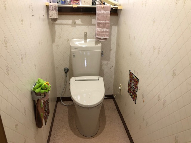 松本トーヨー住器の愛南町　トイレリフォームの施工後の写真1