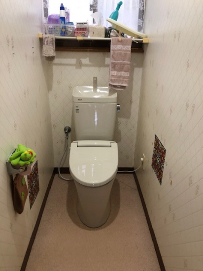 松本トーヨー住器の愛南町　トイレリフォーム施工事例写真1