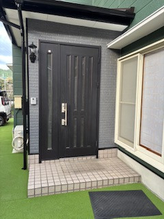 松本トーヨー住器の愛南町 玄関リフォームの施工前の写真1