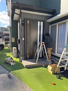 松本トーヨー住器の愛南町 玄関リフォームの施工前の写真2