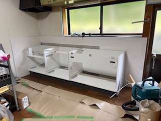 松本トーヨー住器の愛南町、キッチンリフォームの施工前の写真3