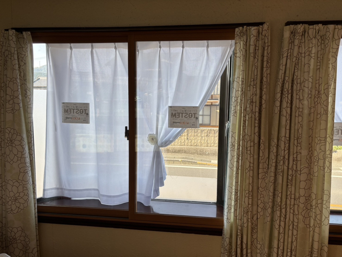 松本トーヨー住器の愛南町、窓リフォーム、補助金活用、内窓の施工後の写真1