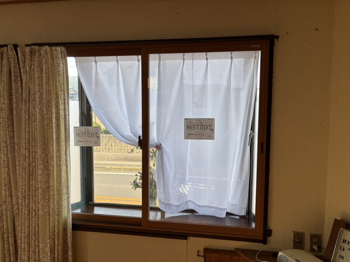 松本トーヨー住器の愛南町、窓リフォーム、補助金活用、内窓の施工後の写真2