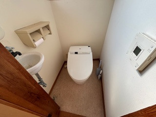 松本トーヨー住器の愛南町、トイレリフォームの施工前の写真1