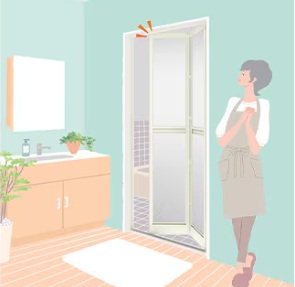 MADOORの【目黒区】壊れてしまった浴室折戸交換🚪🛁（浴室折戸リシェント）の施工事例詳細写真2