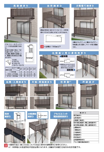 MADOORの【目黒区】やっぱりバルコニーが欲しい！そんな時にも！（ビューステージ）の施工事例詳細写真2