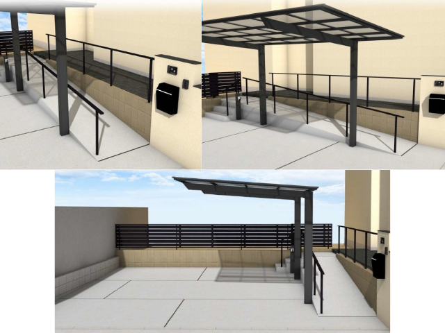 上廣トーヨー住器 E＆Rプロの利便性をとことん追求★スロープで安心安全★駐車場拡張リフォーム【福岡市南区】の施工事例詳細写真1