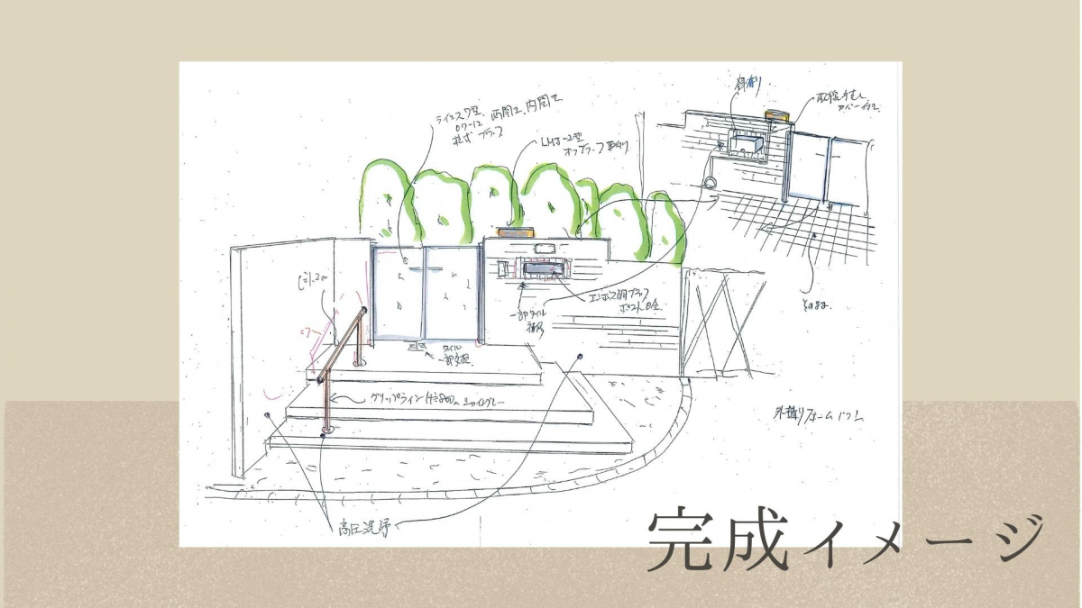 上廣トーヨー住器 E＆Rプロの和風で上品　門まわりをすっきりリフォーム　福岡市中央区の施工後の写真1